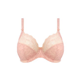Elomi Lucie UW Plunge Bra - Pale Blush /Black